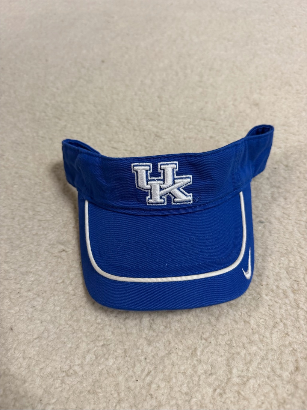 Nike Blue Uk Visor  University Of Kentucky Logo Hat Wildcats
